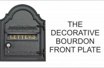Decorative Bourdon front opening front plate